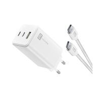 Cellularline ACHKITGAN100WTABW chargeur d'appareils mobiles Universel Blanc Secteur Charge rapide Intérieure