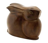 Achla Designs Statue de Lapin Sculpture, Fonte d'aluminium, Bronze, L