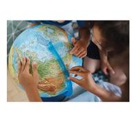 Achoka Globe Lumineux LED 32cm interactif avec Application Smartphone IQ - Réalité augmentée - Globe Relief, Carte du Monde