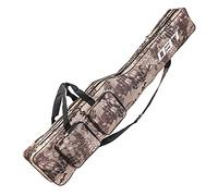 Achort Sac de Transport pour Canne à pêche - Réglable - Double Couche - 130 cm/90 cm/58 cm, Camouflage 1., Sac de pêche, Camouflage 1., Sac de pêche