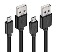 ACHOWER Lot de 2 câbles de charge USB pour Kindle Fire - 1,5 m - Pour Kindle Fire HD HDX 6", 7", 9", 9,7", 9,7", Fire 7 8 10 et tablette Kids Edition, All New Fire, Echo Dot, Oasis, Voyage