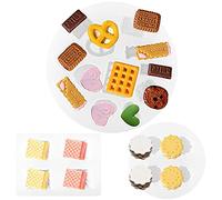 Achruor Lot de 3 Moule à Fondant DIY Waffle Biscuits Moule à Gâteau, Chocolat, Bonbons Pour Anniversaire Baptême Noël