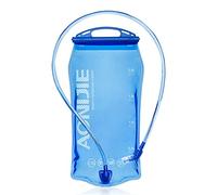 ACHSOO Bouteilles d'eau Pliables Flacon Souple Pliable Poche d'hydratation Sac de Stockage d'eau étanche Sac d'hydratation Course à Pied Cyclisme Escalade Randonnée (PEVA, 2L/68oz)