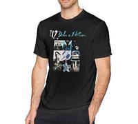 Achtung Baby U2 Band T Shirt Men's Cotton T Shirt Fashion O Neck Short Sleeve Tees Black Manches Courtes(Small)