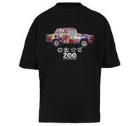 Achtung Baby Zoo T-Shirt Oversize Unisexe Noir Baggy Tee
