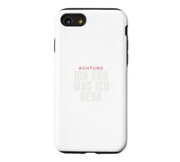 Achtung ich Sag Was ich Denk Statement Drole Allemand Coque pour iPhone SE (2020) / 7/8