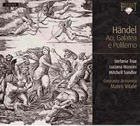 Georg Friedrich Haendel - Haendel - Aci, Galatea e Polifemo HWV 72 / True, Mancini, Sandler, Contrasto Armonico, Vitale