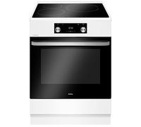 Amica - Cuisinière induction 3 foyers four multifonctions catalyse 77l largeur 60cm blanc aci7005rb