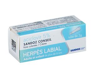 Aciclovir Sandoz Conseil 5% Tube 2g