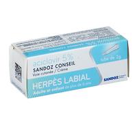 ACICLOVIR SANDOZ CONSEIL Crème 2 g