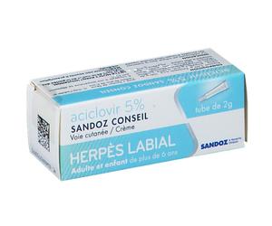 ACICLOVIR SANDOZ CONSEIL Crème 2 g