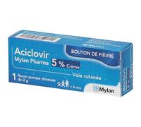 ACICLOVIR VIATRIS CONSEIL 5% 2G POMPE Crème 2 g