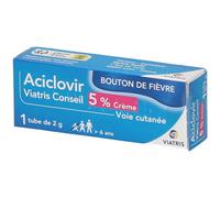 ACICLOVIR VIATRIS CONSEIL 5% CREME Crème 2 g