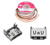 ACIDALIE Kit de réparation de port HDMI PlayStation 5, compatible avec le démontage, outils de soudure inclus pour PS5 Pro, PS5 slim, PS5 modèles hérités