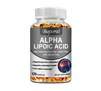 Acide alpha-lipoïque (120 capsules), complément alimentaire, antioxydant, cerveau, glycémie, métabolisme, douleur