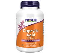 Acide Caprylique 100 Gélules Molles 600 Mg Par Now Foods
