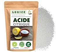 Acide Citrique 100g - Multi-Usages : Entretien, Cuisine & Cosmétique - Détartrant Naturel, Conservateur & Nettoyant Écologique
