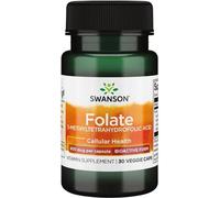 Acide folique 5-MTHF 400 mcg 30 gélules végétales Swanson Health Products