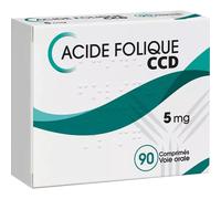 Acide Folique C.C.D. 5mg 90 Comprimés