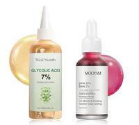 Acide Glycolique 7% Toner Visage,AHA 30% + BHA 2% Peeling Solution,Sérum Exfoliant pour le Visage,Glycolic Acid Toning Solution,Apaisant, Hydratant, Réduisant les Pores