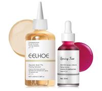 Acide Glycolique 7% Tonique, AHA 30% + BHA 2% Peeling Solution, Sérum Exfoliant pour le Visage, Purifier et Hydrater la Peau, les Pores, Adapté à Différents Types de Peau