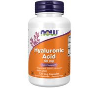 Acide Hyaluronique 120 Gélules Végétales 50 Mg Par Now Foods