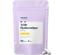 Acide Hyaluronique 200 mg + Vitamine C, 120 Gélules Végétales - 2 Mois