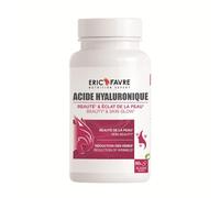 ACIDE HYALURONIQUE - 60 Gélules Végétales - Hydratation & Élasticité de la Peau - Anti-Rides Naturel - Éclat du Teint & Volume - Hautement Assimilable - Cure 2 Mois - Eric Favre