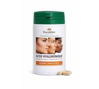 Acide Hyaluronique Pur | Collagène Marin | Vitamine C et E | Anti-rides | Anti-âge et Articulations | 60 Gélules | Fabriqué en France