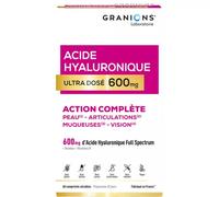 Acide Hyaluronique Ultra Dosé 600 Mg Granions 60 Comprimés