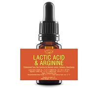 ACIDE LACTIQUE - 67,6% avec L-ARGININE - 7,5% Complexe de peeling facial - Liquide - Solution de peeling faciale professionnelle pour le contrôle des taches, la luminosité, le resurfaçage - 14 g