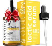 Acide lactique 7% + AHA 5% Sérum pour le visage 30 ml - Une formule exfoliante superficielle à l'acide lactique doux avec formule renouvelante - cicatrices, acné, rides - Exfolie et hydrate la peau