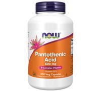 Acide Pantothénique 250 Caps 500 Mg Par Now Foods