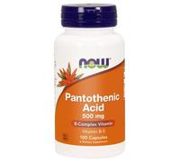 Now Foods, acide pantothénique, 500 mg, 100 légumes. Capsules - expédition...