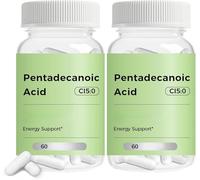 Acide PentadéCanoïQue, C15:0, Soutien à L'éNergie Et à La Vitalité, Source De Lait De Brebis De Haute Altitude, Bien-êTre Quotidien,2pcs