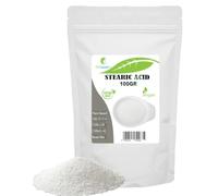 ACIDE STÉARIQUE - 100 GR - Utilisé dans une variété de produits comme les barres de lotion, les crèmes, les baumes, les pommades, les bâtons et les bougies