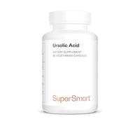 Acide Ursolique - Aide à Préserver la Masse Musculaire - Anti-Inflammatoire Naturel - Anti- âge - Extrait de Feuille de Romarin Standardisé à 25% d’Acide Ursolique - Vegan - SuperSmart