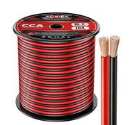 Acidea Câble Audio pour Enceintes - 2 x 1.5mm² - 50m Câble HP haut-parleur en CCA Cuivre pour HiFi et Hi-Fi Embarquée