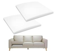 Acidea Lot de 2 coussins de canapé en mousse pour siège affaissé, 50,5 x 50,5 cm, incurvé, pour réparation de siège de meubles, coussin de réparation pour canapé