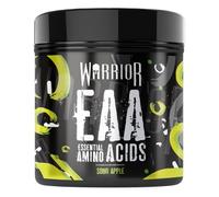 Acides aminés EAA en poudre Warrior 360 g - 9 acides aminés essentiels - Intra entraînement, Hydratation - Supplément nutritionnel pour la récupération - 30 portions (Pomme acidulée)