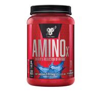 BSN Amino X complexe d’acides aminés sans sucres saveur Blue Raspberry 1.01 kg
