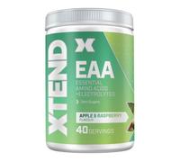 XTEND EAAs 40 portions pour l'hydratation et la performance physique | Hydrate, répare, récupère | 9 acides aminés essentiels + électrolytes ajoutés | Pomme et framboise