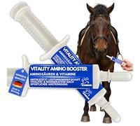 Acides Aminés Musculation Cheval - Pour Des Entrainements Efficaces - Performance Pate d'acides aminés vitamine E Renforcement récupération Musculature Régénération énergie pour muscles Chevaux 2*30ml