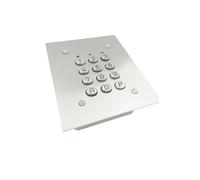 ACIE SU2-EAB-TME Clavier 2 relais avec 60 codes/touches métalliques Plaque Inox