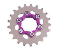 Acier 17T pour Roue Libre pour hg Fixie Acier 17T pour Roue | Alliage aluminium pour robuste, acier renforcé, finition anodisée, résistance à la rouille, usage intensif(21T)