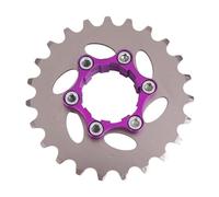 Acier 17T pour Roue Libre pour hg Fixie Acier 17T pour Roue | Alliage aluminium pour robuste, acier renforcé, finition anodisée, résistance à la rouille, usage intensif(23T)