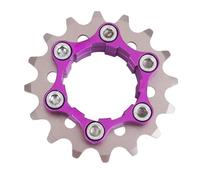 Acier 17T pour Roue Libre pour hg Fixie Acier 17T pour Roue | Alliage aluminium pour robuste, acier renforcé, finition anodisée, résistance à la rouille, usage intensif(16T)