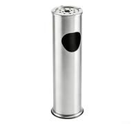 Acier 8L avec pour sol Acier 8L avec pour sol Acier 8L avec | Acier inoxydable miroir, résistant rouille, cendrier supérieur, bac 8L, zones fort passage