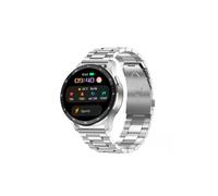 (acier argenté) Montre connectée X7 avec écouteurs TWS 2-en-1 sans fil Bluetooth, double connexion pour