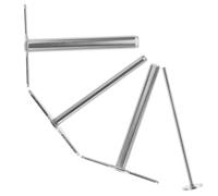 Acier argenté Perforateur Manuel, pour Bouchons en Caoutchouc | Long Manche, Structure Simple, pour Verrerie de Laboratoire, Expériences et Enseignement Scientifique